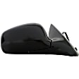 955-935 Passenger Side Mirror, Power Adjust, Heated, Manual Folding, Black, No Signal Light, No Memory, No Puddle Light, No Auto-Dim, No Blind Spot Feature