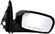 955-939 Passenger Side Mirror, Power Adjust, Non-Heated, Power Folding, Black, No Signal Light, No Memory, No Puddle Light, No Auto-Dim, No Blind Spot Feature