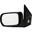 955-940 Driver Side Mirror, Power Adjust, Non-Heated, Manual Folding, Black, No Signal Light, No Memory, No Puddle Light, No Auto-Dim, No Blind Spot Feature