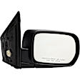 955-941 Passenger Side Mirror, Power Adjust, Non-Heated, Manual Folding, Black, No Signal Light, No Memory, No Puddle Light, No Auto-Dim, No Blind Spot Feature