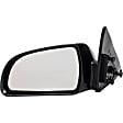 955-944 Driver Side Mirror, Power Adjust, Heated, Non-Folding, Black, No Signal Light, Without Memory Recall, No Puddle Light, No Auto-Dimming, No Blind Spot Feature