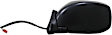 955-952 Driver Side Mirror, Power Adjust, Heated, Power Folding, Black, No Signal Light, No Memory, No Auto-Dim