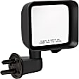 955-956 Driver Side Mirror, Manual Adjust, Non-Heated, Manual Folding, Black, No Signal Light, No Memory, No Puddle Light, No Auto-Dimming, No Blind Spot Feature