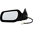 955-966 Driver Side Mirror, Power Adjust, Non-Heated, Non-Folding, Black, No Signal Light, No Memory, No Puddle Light, No Auto-Dim, No Blind Spot Feature