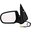 955-972 Driver Side Mirror, Power Adjust, Non-Heated, Power Folding, Black, No Signal Light, No Memory, No Puddle Light, No Auto-Dim, No Blind Spot Feature