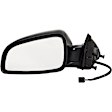955-988 Driver Side Mirror, Power Adjust, Heated, Manual Folding, Black, No Signal Light, No Memory, No Puddle Light, No Auto-Dim, No Blind Spot Feature