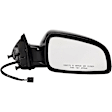 955-989 Passenger Side Mirror, Power Adjust, Heated, Manual Folding, Black, No Signal Light, No Memory, No Puddle Light, No Auto-Dim, No Blind Spot Feature