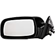 955-992 Driver Side Mirror, Power Adjust, Heated, Non-Folding, Black, No Signal Light, No Memory, No Puddle Light, No Auto-Dim, No Blind Spot Feature