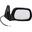 955-995 Passenger Side Mirror, Power Adjust, Non-Heated, Manual Folding, Black, No Signal Light, No Memory, No Puddle Light, No Auto-Dim, No Blind Spot Feature