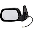 955-996 Driver Side Mirror, Power Adjust, Heated, Power Folding, Black, No Signal Light, No Memory, No Puddle Light, No Auto-Dim, No Blind Spot Feature