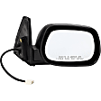 955-997 Passenger Side Mirror, Power Adjust, Heated, Power Folding, Black, No Signal Light, No Memory, No Puddle Light, No Auto-Dim, No Blind Spot Feature