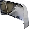 Mirror Cover - 959-018 - Passenger Side, Chrome, Plastic, Direct Fit, Sold individually, For Vehicles Trailer Tow Package, With Puddle Lamps