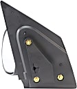 959-121 Driver Side Mirror, Manual Adjust, Non-Heated, Non-Folding, Black, No Signal Light, No Memory, No Puddle Light, No Auto-Dim, No Blind Spot Feature