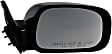 959-122 Passenger Side Mirror, Power Adjust, Non-Heated, Power Folding, Black, No Signal Light, No Auto-Dim