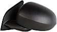 959-130 Driver Side Mirror, Power Adjust, Heated, Manual Folding, Black, No Signal Light, Without Memory Recall, No Puddle Light, No Auto-Dimming, No Blind Spot Feature