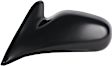 959-131 Driver Side Mirror, Power Adjust, Non-Heated, Non-Folding, Black, No Signal Light, No Puddle Light, No Auto-Dim, No Blind Spot Feature