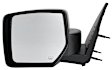 959-138 Driver Side Mirror, Power Adjust, Heated, Manual Folding, Black, No Signal Light, No Memory, No Puddle Light, No Auto-Dim, No Blind Spot Feature