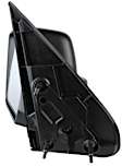 959-138 Driver Side Mirror, Power Adjust, Heated, Manual Folding, Black, No Signal Light, No Memory, No Puddle Light, No Auto-Dim, No Blind Spot Feature