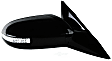 959-139 Passenger Side Mirror, Power Adjust, Heated, Non-Folding, Black, No Signal Light, No Puddle Light, No Auto-Dim, No Blind Spot Feature