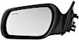 959-140 Driver Side Mirror, Power Adjust, Heated, Power Folding, Black, No Signal Light, No Auto-Dim