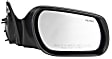 959-141 Passenger Side Mirror, Power Adjust, Heated, Non-Folding, Black, No Signal Light, No Memory, No Puddle Light, No Auto-Dim, No Blind Spot Feature