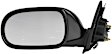 959-148 Sedan Driver Side Mirror, Power Adjust, Heated, Power Folding, Black, No Signal Light, No Puddle Light, No Auto-Dim, No Blind Spot Feature