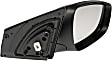 959-155 Passenger Side Mirror, Power Adjust, Heated, Power Folding, Black, In-glass Signal Light, No Memory, No Puddle Light, No Auto-Dim, No Blind Spot Feature