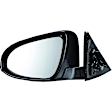 959-169 Driver Side Mirror, Power Adjust, Heated, Power Folding, Black, No Signal Light, No Puddle Light, No Auto-Dim, No Blind Spot Feature