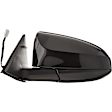 959-169 Driver Side Mirror, Power Adjust, Heated, Power Folding, Black, No Signal Light, No Puddle Light, No Auto-Dim, No Blind Spot Feature