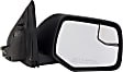 959-203 Passenger Side Mirror, Power Adjust, Non-Heated, Power Folding, Black, No Signal Light, No Memory, No Puddle Light, No Auto-Dim, No Blind Spot Feature