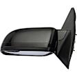 959-206 Driver Side Mirror, Power Adjust, Non-Heated, Non-Folding, Black, No Signal Light, Without Memory Recall, No Puddle Light, No Auto-Dimming, No Blind Spot Feature