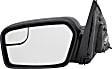 959-208 Driver Side Mirror, Power Adjust, Non-Heated, Non-Folding, Black, No Signal Light, No Memory, No Puddle Light, No Auto-Dim, No Blind Spot Feature