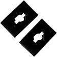 961-056D Direct Fit Engine Splash Shield Retainer, Set of 2
