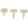 963-015 AutoGrade Series Clips & Fasteners - White, Nylon, Universal, Set of 6