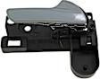 96473 Front Or Rear, Passenger Side Chrome Lever with Black Bezel Interior Door Handle, Help Series