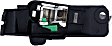 96475 Front, Passenger Side Chrome Lever with Black Bezel Interior Door Handle, Without Door Lock Button, Help Series
