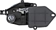 96482 Front, Driver Side Chrome Lever with Black Bezel Interior Door Handle, Without Door Lock Button, Help Series