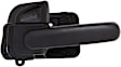 96484 Front, Driver Side Black Interior Door Handle, Without Door Lock Button, Help Series