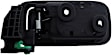 96515 Rear, Passenger Side Black Interior Door Handle, Without Door Lock Button, Help Series