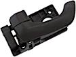 96534 Front Or Rear, Driver Side Black Interior Door Handle, Without Door Lock Button, Help Series