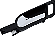 96579 Front Or Rear, Driver Side Chrome Lever with Black Bezel Interior Door Handle, Sedan, Help Series