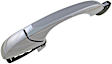 96609 Front, Passenger Side Chrome Exterior Door Handle, With Key Hole, Help Series