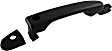 96612 Front, Driver Side Black Exterior Door Handle, With Key Hole, Help Series