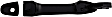 96612 Front, Driver Side Black Exterior Door Handle, With Key Hole, Help Series