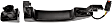96662 Front, Passenger Side Chrome Exterior Door Handle, Without Key Hole, Help Series