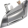 96900 Front, Passenger Side Silver Exterior Door Handle, Without Key Hole, Help Series