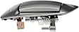 96900 Front, Passenger Side Silver Exterior Door Handle, Without Key Hole, Help Series