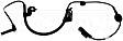 970-167 Front, Driver Side OE Solutions Series ABS Speed Sensor Sold Individually