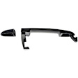 97609 Front, Driver Side Black Exterior Door Handle, With Key Hole, OE Solutions Series
