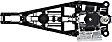 97640 Front, Driver Side Black Exterior Door Handle, With Key Hole, Help Series